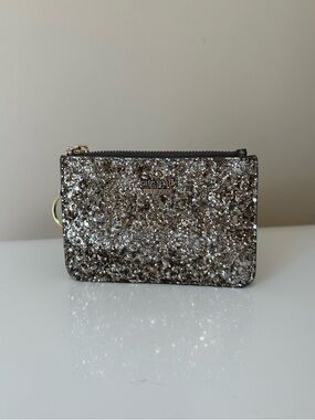 Kate Spade Laurel Way Glitter Card Case with Keyring
